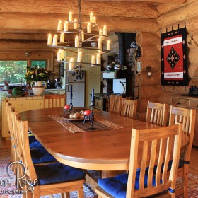Cascade Handcrafted Log Homes Photo Shoot